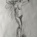 Final drawing for the anatomy course. Un proyecto de Dibujo, Dibujo anatómico, Bellas Artes y Dibujo realista de Maura Serrano - 19.01.2026