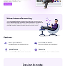 Tickle: Web Interface Design for a Video Calling App. Un progetto di Design digitale, Progettazione di applicazioni, Design per smartphone, UX / UI, Web design e Design di prodotti digitali di Laiz Botelho - 21.01.2026