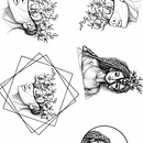 Ilustración final  . Design grafic, Ilustrație tradițională, Ilustrație digitală, Design tatuaj și Desen digital de Mariana Aldana - 01.23.2026