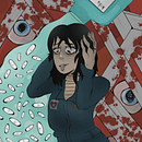 Anya Mouthwashing. Un proyecto de Ilustración digital e Ilustración animada de Wiktoria Majuch - 24.01.2026