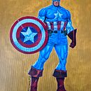 Captain America. Un progetto di Fumetto, Character design, Illustrazione tradizionale, Pittura e Pittura acrilica di Ingo Bothmann - 25.01.2026