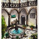 TEG: Sèrie de paisatges amb tècniques d'aigua, Tinta Xinesa. Un progetto di Illustrazione con inchiostro e Architettura d'interni di Yasmín Torres Cortés - 25.01.2026