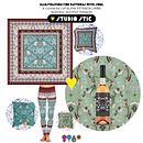 Illustrative Pattern Design SCARF - Studio STiC  Ein Projekt aus dem Bereich Prägung, Traditionelle Illustration, Vektorillustration und Musterdesign von Wendy De Cicco - 27.01.2026