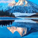 2° Paisaje: acrílicos. Un progetto di Illustrazione tradizionale e Pittura acrilica di Tingting Pan - 27.01.2026