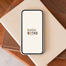 Hello Books app - branding & UI design . UX / UI, Pencitraan Merek & Identitas proyek oleh marta_raczy - 01.27.2026