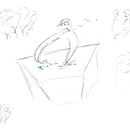 Avoiding work - To rub mint. Sketching project by Georgiana Cotet - 01.29.2026