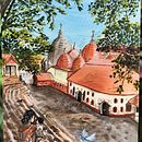 With a Mother Beside You, You Are Never Alone. Painting, Narrative, Stor, telling, Acr, and lic Painting project by vinayakmoorthy2005 - 01.30.2026