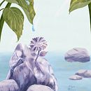 A drop wears away a stone(proverb) Ein Projekt aus dem Bereich Digitale Illustration von Mira Lyn - 31.01.2026