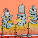 Machine Assisted Flight and now in color¡¡¡¡ - Sketch to Final . Ilustrație tradițională, Design de caractere și Direcția artistică de Juan Manuel Sánchez Franco - 01.31.2026