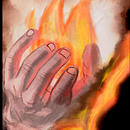 "Não brinque com fogo, pois você pode se queimar.". Ilustração digital projeto de briggittevega18 - 31.01.2026