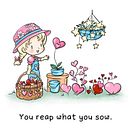 You reap what you sow.  . Ilustrație digitală și Desen de natalia_926170 - 01.31.2026