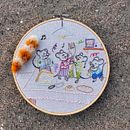 Quand le chat n'est pas là, les souris dansent.. Un projet de Broderie de Ana Pérez Bruno - 01.02.2026