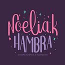 Noelia K (Logo tipográfico). Design gráfico, Ilustração digital, Design, Tipografia, e Design editorial projeto de Noelia Hambra - 01.02.2026