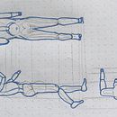 Proceso figura anatómica básica y sus perspectivas. Fine Arts, Drawing, Pencil Drawing, Realistic Drawing, Figure Drawing, and Sketching project by Cristian Ramírez - 02.03.2026