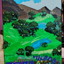 La colina de las flores  Ein Projekt aus dem Bereich Malerei mit Acr und l von Debbie Roco Pasten - 06.02.2026