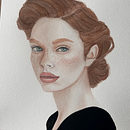 Projeto Final. Een project van  Portrettekening, Traditionele illustratie y Aquarelschilderen van Débora Vilhena - 06.02.2026