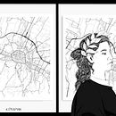 A City Celebrates Her. Digital Illustration, Drawing, Graphic Design, Digital Drawing, and Architecture project by Zlata A. Korepanova - 02.07.2026