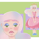 PRINCESA DALIA. Ilustração digital, e Criatividade projeto de Carlota Méndez Ibac - 08.02.2026