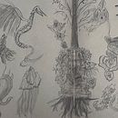 Proyecto de Sketchbook de naturaleza fantástica: dibuja criaturas de otro mundo . Menggambar, Ilustrasi Naturalistik, Gambar Pensil, Buku sketsa, Dan Lukisan Cat Air proyek oleh Cami Piscis Halite - 02.12.2026