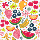 Tropicana- Summer themed pattern designs . Ilustrație digitală, Design grafic, Design de model și Design de produs de Gayatri Sharma - 02.13.2026