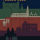 Cartel Semana Santa Toledo 2026 PROPUESTA . Desain Poster, Desain Grafis, Ilustrasi Vektor, Dan Desain Digital proyek oleh Jose María Aguado - 02.17.2026