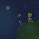 The Little Prince (starry & sunny). Een project van Traditionele illustratie, Digitale illustratie y  Digitaal schilderij van Jellene Catabay - 17.02.2026