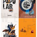 Ciclo Invisivel Ein Projekt aus dem Bereich Grafikdesign, Collage, Editorial Illustration und Digitale Illustration von Wellida Coelho - 17.02.2026