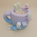 Fun Mug . 3D, pemodelan 3D, Dan desain 3D proyek oleh Alvaro Martinez - 02.20.2026
