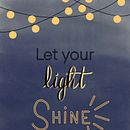 Let your light shine. Caligrafia, Lettering digital e Instagram projeto de sam_montaigne - 20.02.2026