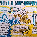 Mon sketchnote sur Saint-Exupéry  Ein Projekt aus dem Bereich Kommunikation, Kreative Beratung, Kreativität, Zeichnung, H, Lettering, Traditionelle Illustration, Lettering und Portfolioverwaltung von Marion REYRE - 20.02.2026