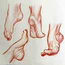 Dibuix artístic: Parts del cos. Un projet de Dessin anatomique, Dessin au cra , et on de Yasmín Torres Cortés - 22.02.2026