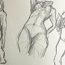 Dibuix artístic: Esbossos ràpids i canons anatòmics. Un projet de Dessin anatomique de Yasmín Torres Cortés - 22.02.2026