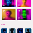 Music festival website. Un progetto di Design digitale, Design di prodotti digitali, UX / UI, Web design e Web development di Tatia Goletiani - 22.02.2026