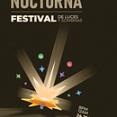 Medellín Nocturna — Cartel para Festival de Luces y Sombras. Projekt z dziedziny Kreat, wność,  Manager art, st, czn, Design, Projektowanie informacji, Projektowanie graficzne, Komunikacja i  Projektowanie plakatów użytkownika Juan Lopera Jaramillo - 23.02.2026