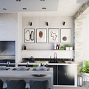 Cocina Exterior PH - 2025. Un progetto di Architettura e Interior design di Fabiola Alexandra Saballo Torres - 23.02.2026