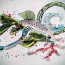 Fish and Ship und das schlafende Bienchen  . % Carola Zain tarafından hazırlanan Sanatsal Çizim, Karakter Tasarımı, Tablo, Ve Portre Çizimi projesi - 02.27.2026