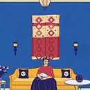 Artistas en sus Casas . Ilustrasi Digital, Ilustrasi Vektor, Ilustrasi Editorial, Gambar Realistis, Dan Menggambar Potret proyek oleh Lisa Fernández Karlsson - 02.27.2026