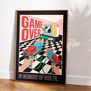 In memory of our tv - poster design . Creativitate, Design, Design digital, Design grafic, Design de postere, Tipografie, Ilustrație vectorială și Scrisori de Consuelo Etcheverry Iborra - 02.28.2026