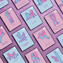 Kama Sutra card game. Een project van Digitale illustratie, Grafisch ontwerp, Productontwerp, Productfotografie, Redactionele illustratie y Presentatieontwerp van Eduardo Giunta - 02.03.2026