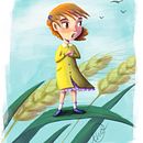 Thumbelina. Projekt z dziedziny Projektowanie postaci, Ilustracje dla dzieci, Trad, c, jna ilustracja i Narracja użytkownika Joanna Cieslinska - 04.03.2026