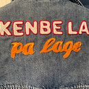 KENBE LA. DIY, Embroider, H, Lettering, T, pograph, and Textile Design project by calixte_m - 03.06.2026