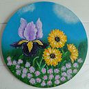 Flower Garden. Un progetto di Pittura acrilica, Illustrazione botanica, Belle arti e Pittura di Karien van der Westhuizen - 08.03.2026