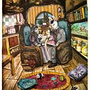 Bunny family. Un progetto di Belle arti, Disegno, Illustrazione tradizionale, Illustrazione infantile, Narrativa, Pittura, Pittura ad acquerello, Pittura gouache e Illustrazione con inchiostro di norineedles - 13.03.2026