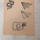 Mis primeros tattoos . Tattoo Design, Traditional illustration, and Botanical Illustration project by Yarol Alvarez Sánchez - 03.13.2026