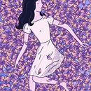 La chica de las flores . Un progetto di Disegno artistico, Design, Illustrazione digitale, Disegno, Illustrazione tradizionale e Disegno a matita di Daniela Ibarra - 14.03.2026