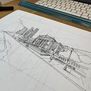 Ink Sketch of Field Museum Chicago. Architectural Illustration, Drawing, Ink Illustration, and Sketching project by Marco - 03.14.2026