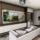 Home VJ. Interiores, Arquitetura de interiores, Arquitetura, e Design de interiores projeto de Shantal Jerez - 14.03.2026