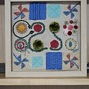 Geometría y Relieve Textil . Decorațiuni, Broderie, Ilustrație tradițională, Ac de perforare și Design textil de Jackeline Covelli - 03.17.2026