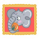 Matilda the Elephant. Design de personagens, Ilustração tradicional e Ilustração digital projeto de Maria Rodriguez - 19.03.2026