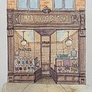 The chocolate shop Ein Projekt aus dem Bereich Architektonische Illustration, Zeichnung, Malerei und Aquarellmalerei von Karla VG - 25.03.2026